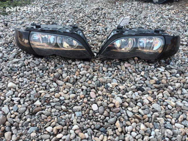 ляв десен фар с рингове и мигач за БМВ Е46 седан комби фейслифт BMW E46 FACELIFT, снимка 1