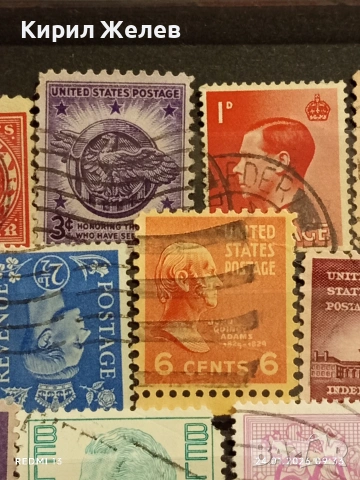 Стари пощенски марки от цял свят смесени АМЕРИКАНСКИ ПРЕЗИДЕНТИ за КОЛЕКЦИЯ 51964, снимка 5 - Филателия - 53208047
