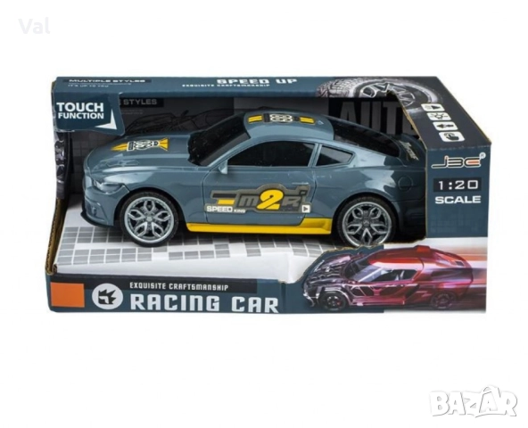 Състезателна кола със светлина и звук, снимка 3 - Коли, камиони, мотори, писти - 52530385