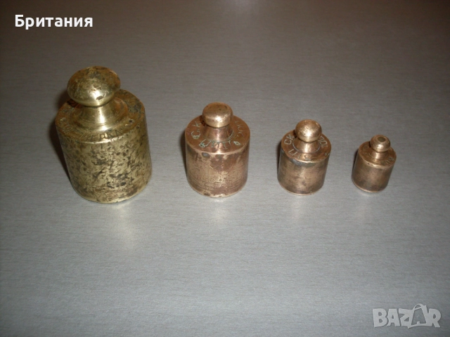 Стари бронзови тежести за кантар., снимка 2 - Антикварни и старинни предмети - 52909609