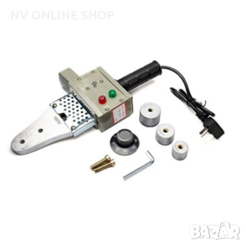 Професионална лепачка за PPR тръби 900W с регулируема температура (50–300°C) – Комплект с куфар