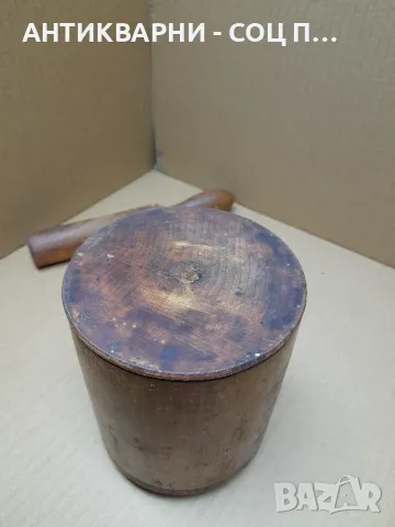 Старо Дървено Хаванче Хаван За Подправки И Други., снимка 6 - Антикварни и старинни предмети - 47984191