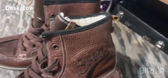 Продавам мъжки зимни ботуши естествена кожа внос!, снимка 5 - Мъжки ботуши - 48650077