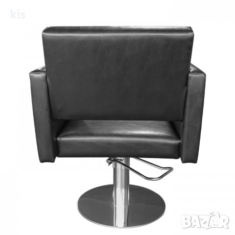 Професионален фризьорски стол М404 - черен, снимка 4 - Фризьорски столове - 35413983