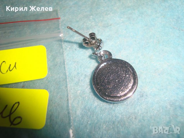 КРАСИВА СРЕБРИСТА ФЕШЪН АРТ ОБЕЦА 25329, снимка 2 - Обеци - 35653660