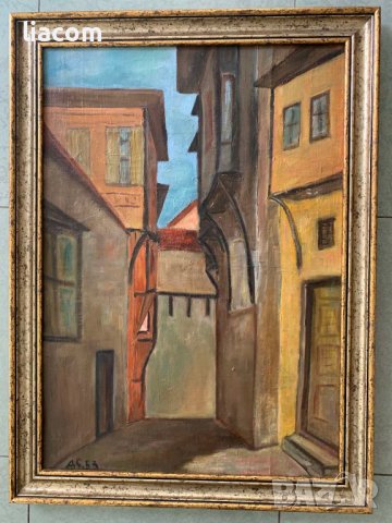 ДИМИТЪР КОЛЕВ СТЕФАНОВ "Пловдив" масло/платно голяма