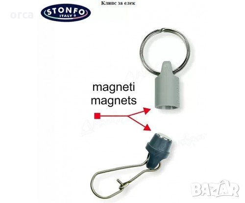 Закачалка с магнит - мини клипс Stonfo Magnetic Release