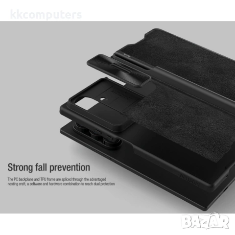 NILLKIN Qin Pro Series кожен калъф с отделения за карти и стилус за Samsung Galaxy Z Fold7 5G и прот, снимка 12 - Калъфи, кейсове - 53417018