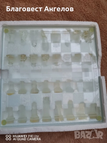 Стъклен шах, лимитирана серия , снимка 6 - Антикварни и старинни предмети - 51703882