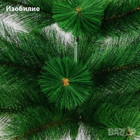 Елха естествено зелена с шишарки, снимка 4 - Декорация за дома - 52373247