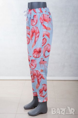 Ватирано дамско спортно долнище в светлосиньо Colour pleasure - XL, снимка 4 - Спортни екипи - 28650461