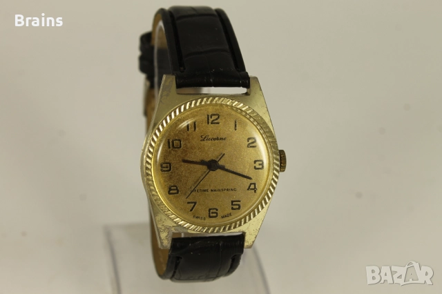 1960's Мъжки Ръчен Часовник LUCERNE, снимка 2 - Мъжки - 51773059