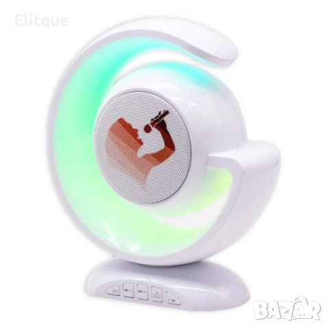 Караоке машина с 1 микрофон и RGB LED светлина, снимка 5 - Друга електроника - 52854572