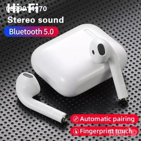 Безжични Bluetooth слушалки i18 TWS / In-ear - бели, снимка 3 - Bluetooth слушалки - 33543778