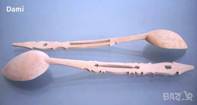 Лъжици дървени ръчна изработка резба, снимка 2 - Декорация за дома - 52891872