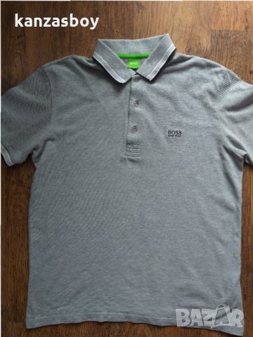 Hugo Boss Green Label Paddy Grey Polo Shirt - страхотна мъжка тениска КАТО НОВА, снимка 5 - Тениски - 33050601