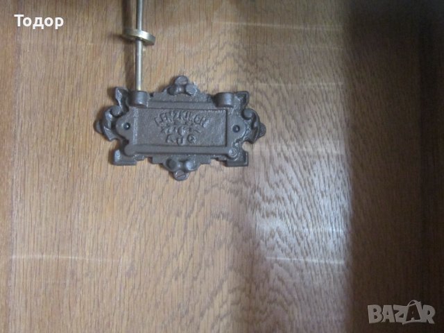 Уникален стенен часовник Леннскирх 19 век, снимка 14 - Колекции - 37670177