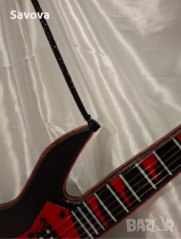 Стенен часовник - китара, снимка 6 - Стенни часовници - 53029106