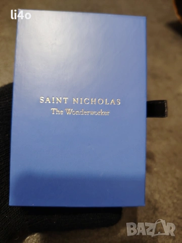 Сребърна монета с масивна позлата 24 каратово златно покритие 1oz 31.1гр Свети Нилолай, снимка 2 - Нумизматика и бонистика - 53422077