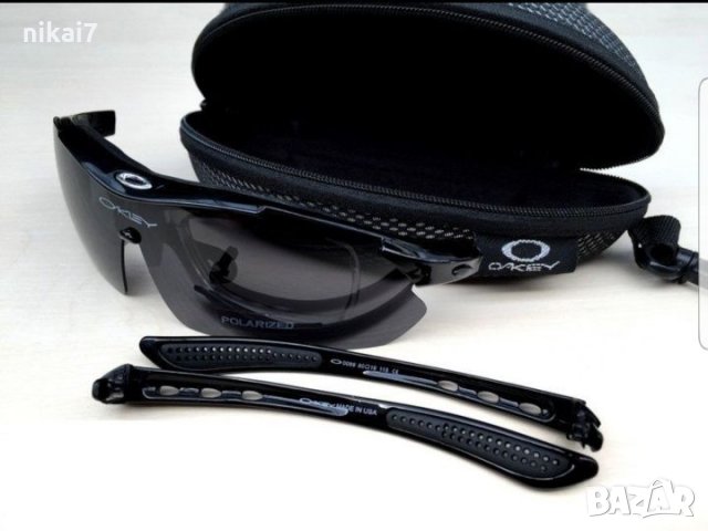 Тактически Слънчеви очила Oakley с 5 сменяеми стъкла стрелба/туризъм , снимка 6 - Слънчеви и диоптрични очила - 27203071