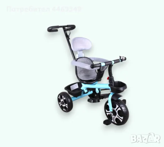 Триколка с родителски контрол , снимка 3 - Детски велосипеди, триколки и коли - 50239959