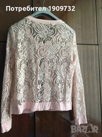 дамска дантелена блуза, снимка 2 - Блузи с дълъг ръкав и пуловери - 36594741
