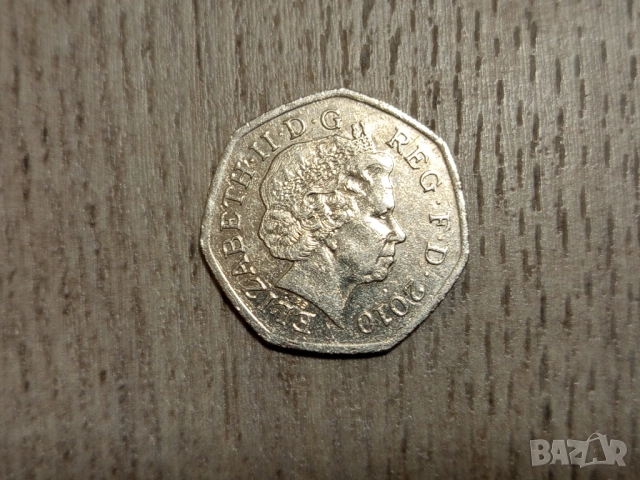 Монета 2010 Великобритания 50 pence 50p (100th Anniversary of Girlguiding) - Elizabeth II , снимка 3 - Нумизматика и бонистика - 51662038
