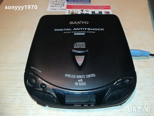 sanyo cdp-385 cd player, снимка 4 - MP3 и MP4 плеъри - 28738785