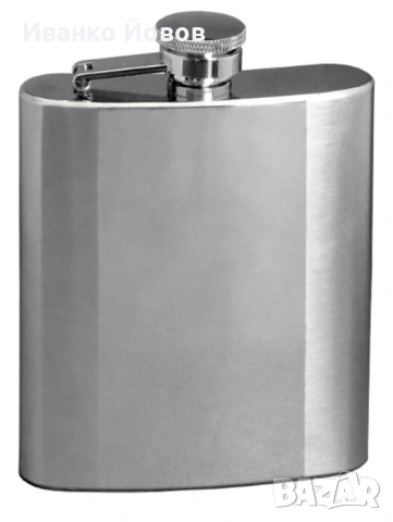 Бутилка / фласка / манерка / HIP FLASK за алкохол, плоска, джобна, патрон, стоманена, 6 €, снимка 13 - Други - 53222668