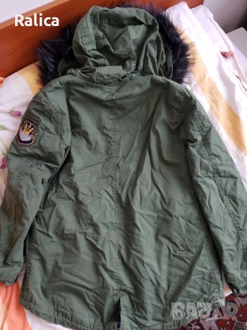 Zara зимно яке парка Уникално!, снимка 4 - Якета - 44032245