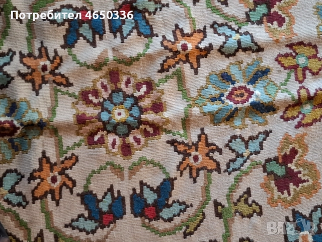 Голям Котленски Килим размер 4,00м на3,00м, много добро състояние, година 1965, снимка 8 - Килими - 52431124
