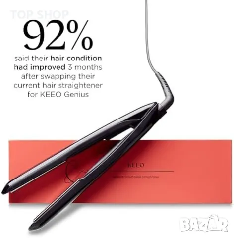 Нова KEEO Genius Hair Професионален Преса - Иновационен Дизайн Прическа, снимка 7 - Преси за коса - 49217242