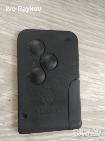 Карта , ключ за Renault MEGANE Scenic с 3 бутона и авариен ключ., снимка 2 - Части - 47641206