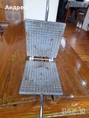 Стара преса за гофрети, снимка 4 - Други ценни предмети - 53342707