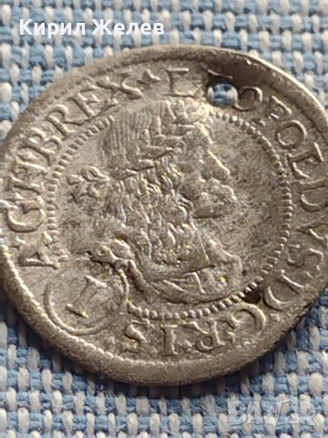 Сребърна монета 1 кройцер 1681г. Леополд първи Виена Свещена Римска Империя 13770, снимка 4 - Нумизматика и бонистика - 42930794