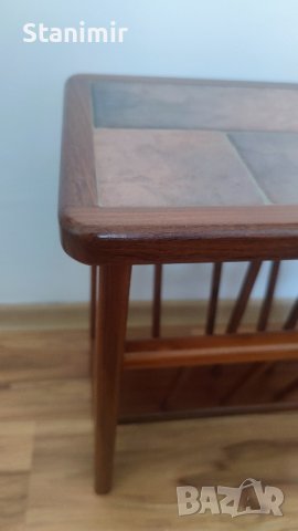 Поставка за вестници, списания,плочи, помощна масичка , снимка 13 - Маси - 44044716