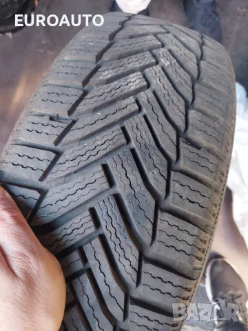 Зимни гуми Michelin Alpin 6 195/60/16, със стоманени джанти VW 5x112, снимка 2 - Гуми и джанти - 48667644