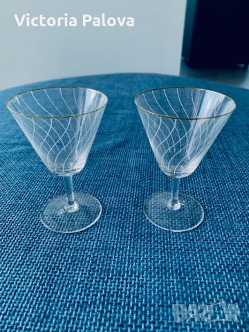 Две тънкостенни чаши за алкохол, снимка 3 - Чаши - 33619571