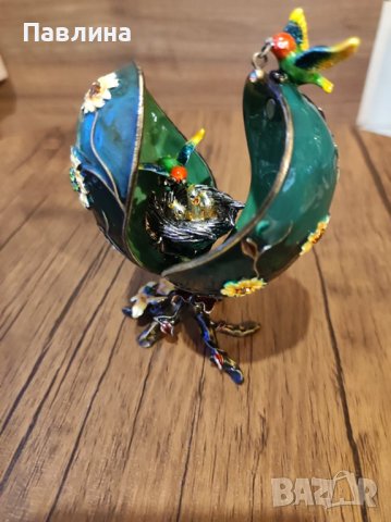 Метална бижутерка яйце , снимка 8 - Декорация за дома - 43798749