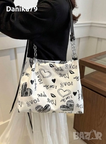 Дамска шарена чанта, снимка 4 - Чанти - 52315789