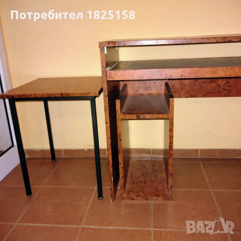 Бюро за компютър + контейнер за РС + масичка + библиотечен шкаф., снимка 3 - Бюра - 31540724