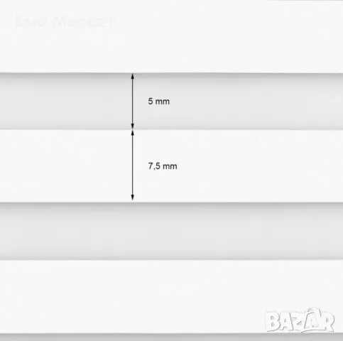 Щори ECD  Ролетни, Текстилни, Двойни, Без пробиване, снимка 12 - Други стоки за дома - 48937000