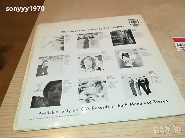 THE RAY CONNIFF SINGERS-ВНОС ENGLAND 1404221437, снимка 2 - Грамофонни плочи - 36456372