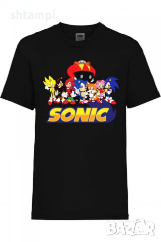 Детска тениска Sonic and friends 002,Соник,Игра,Изненада,Подарък,Празник,Повод, снимка 10 - Детски тениски и потници - 37434989