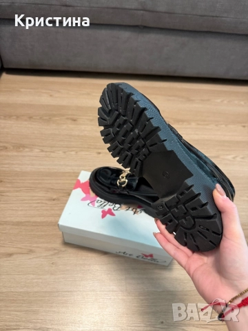 Черни лоуфъри , снимка 5 - Дамски ежедневни обувки - 52777426