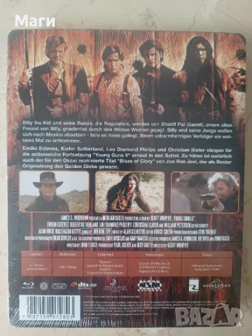  Млади стрелци 2 / Young Guns 2 - Blaze of Glory (Limited Steelbook Edition) Blu-ray disc без Бг суб, снимка 3 - Blu-Ray филми - 47310936