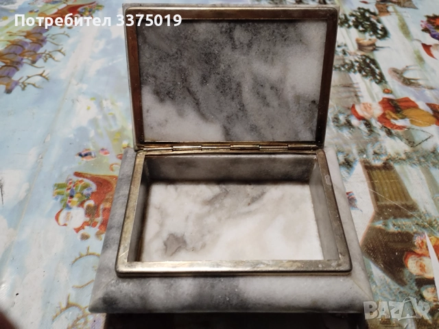 Мраморна кутия, снимка 4 - Антикварни и старинни предмети - 52945663