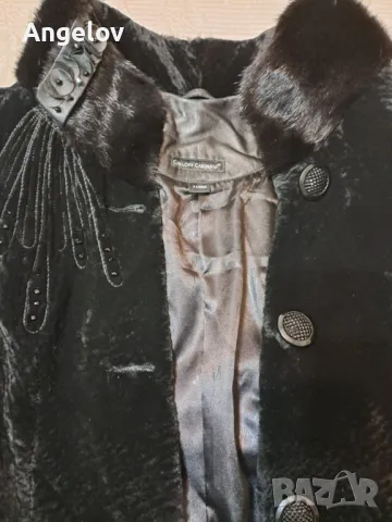 Зимно палто от астраган, снимка 3 - Палта, манта - 48237349