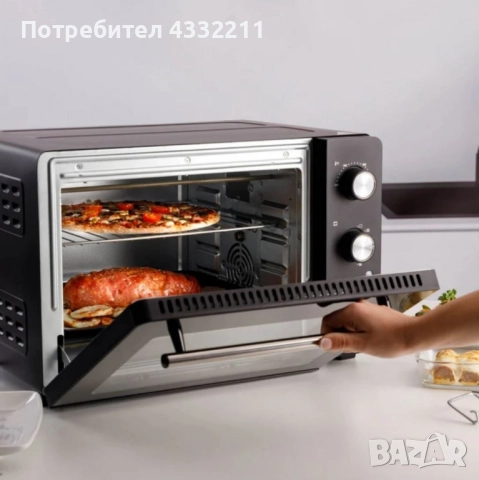 Електрически фурни Taurus Horizon – 30L, 45L и 60L, 15 функции, таймер 90 мин. и двойно стъкло, снимка 4 - Печки, фурни - 51491806