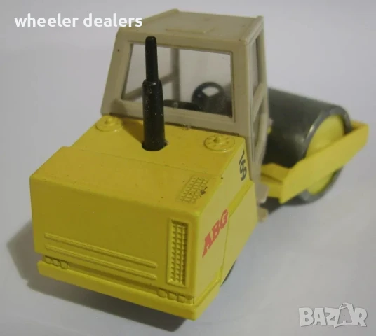 Метална количка Валяк Road Roller ABG Siku мащаб 1:55, снимка 3 - Колекции - 50842937